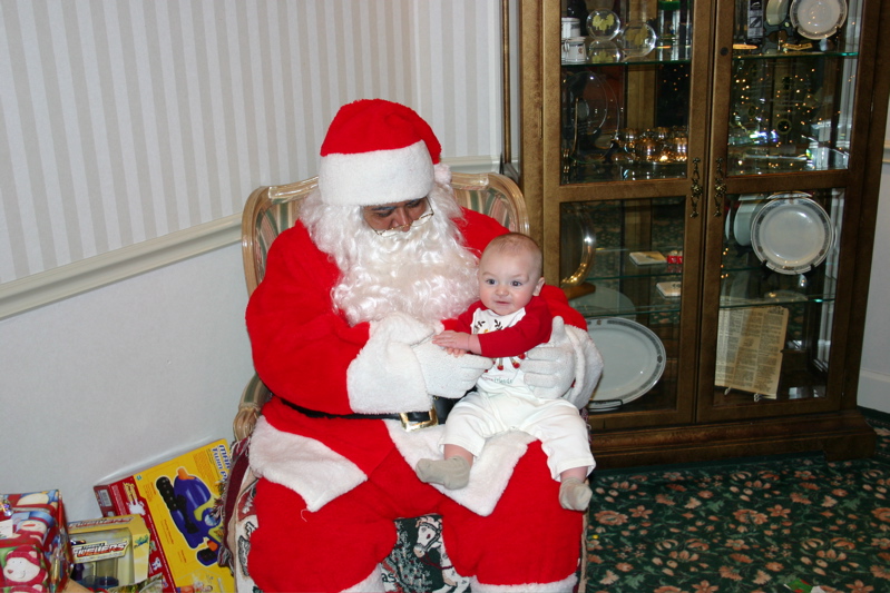 Little Guy with Santa
